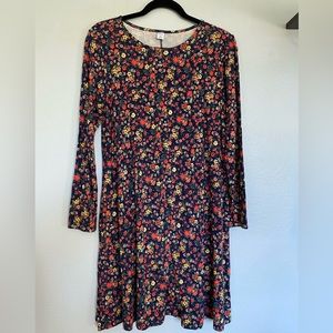 Long Sleeve Floral Dress